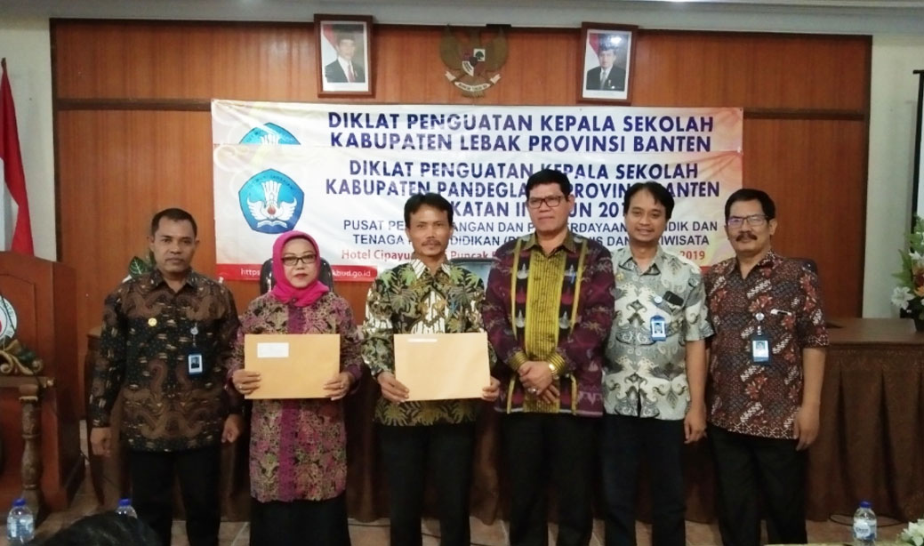 Sesditjen GTK Membuka Diklat Penguatan Kepala Sekolah Kabupaten Lebak