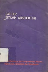 Daftar Istilah Arsitektur