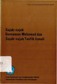 Sajak-Sajak Goenawan Mohamad dan Sajak-Sajak Taufik Ismail